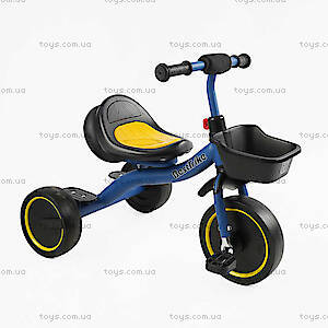 Велосипед 3-х колісний &quot;Best Trike&quot; колеса EVA укр озвучування (синій), BS-45602